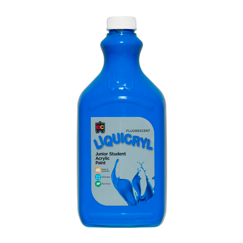 EC Liquicryl Acrylic Paint 2L - Fluoro Blue (FS)