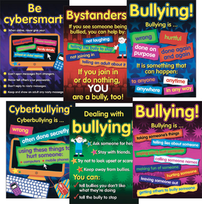 Bullying in a Cyber World Posters (Lower) - Set of 6
