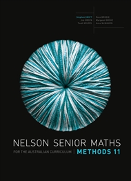Nelson Senior Maths Methods 11 for the Australian Curriculum Student Book