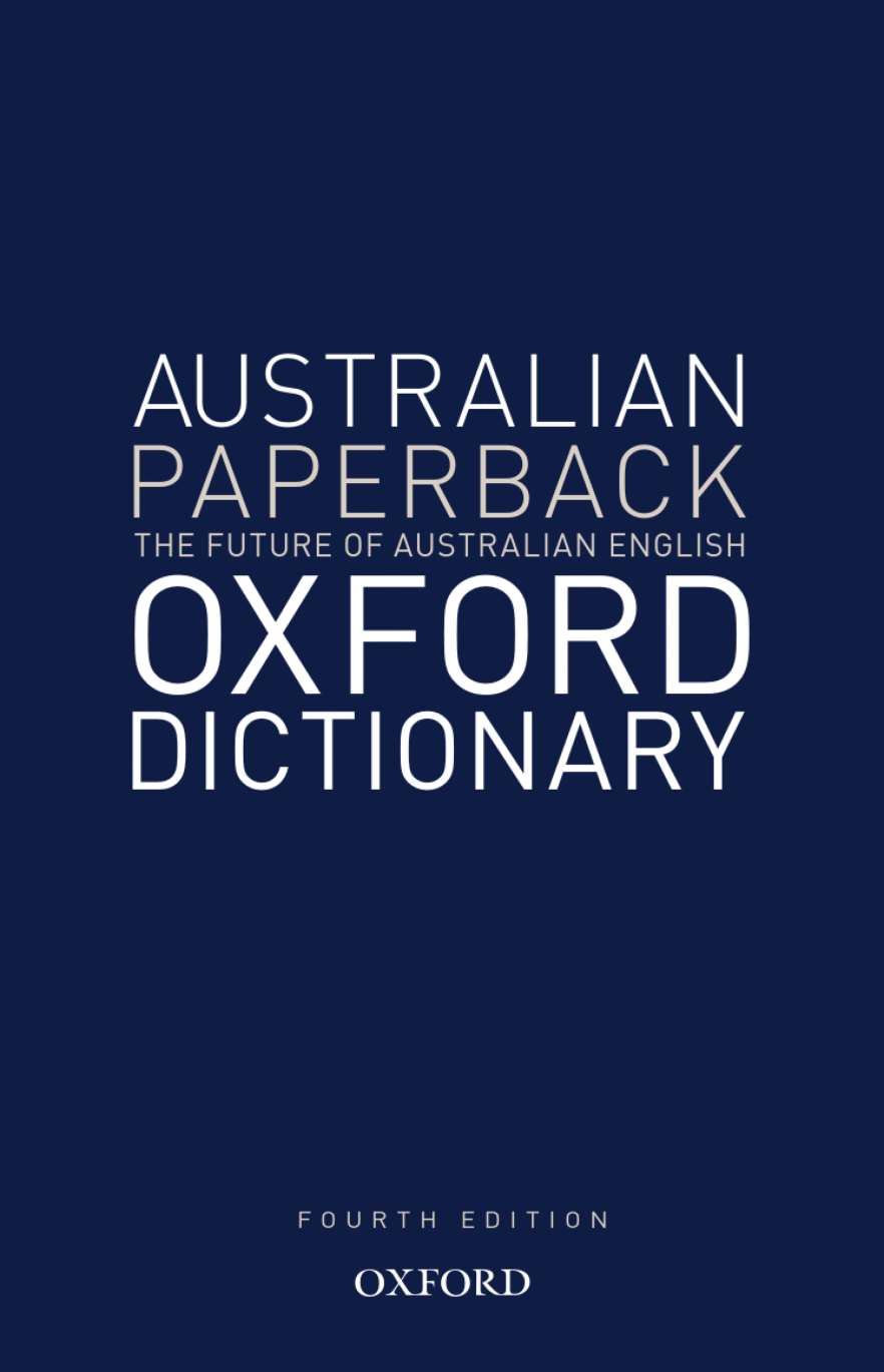Australian Oxford Paperback Dictionary Fifth Edition
