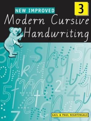 New Improved Modern Cursive Handwriting Book 3