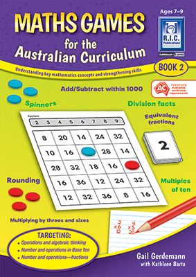 Maths Games for the Australian Curriculum - Book 2