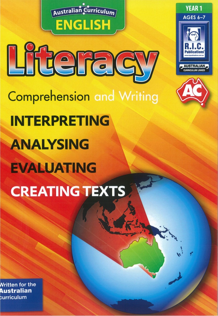 Australian Curriculum English – Literacy Year 1