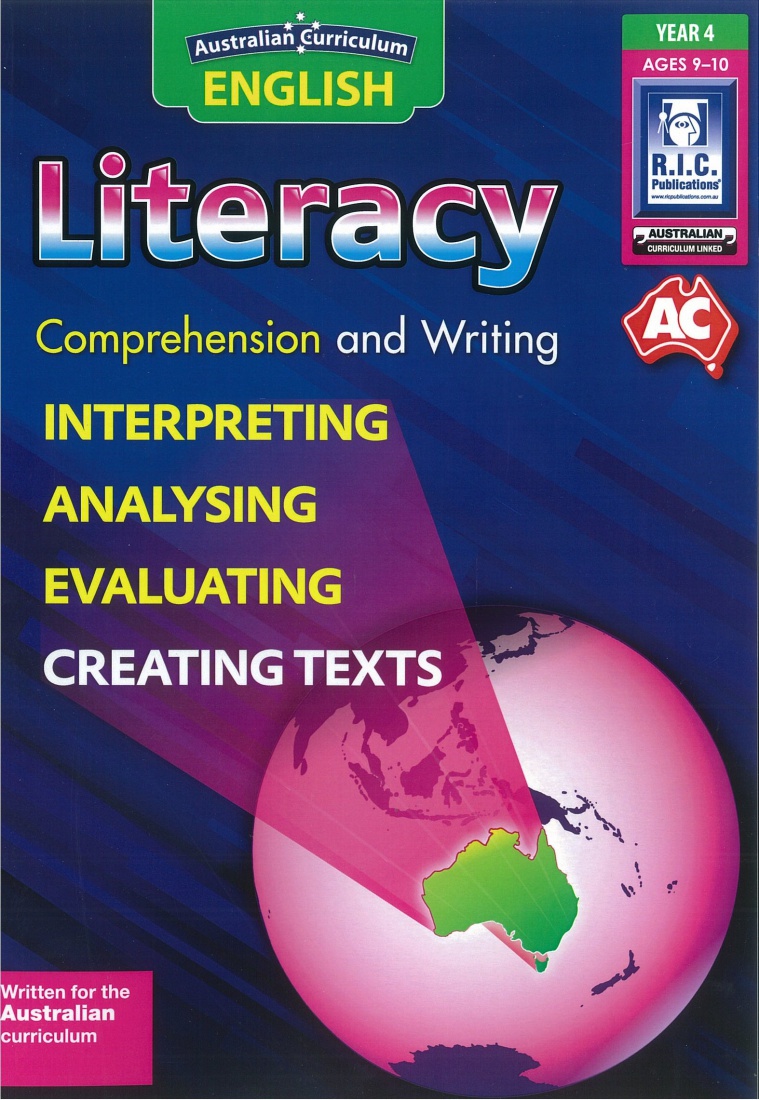 Australian Curriculum English – Literacy Year 4