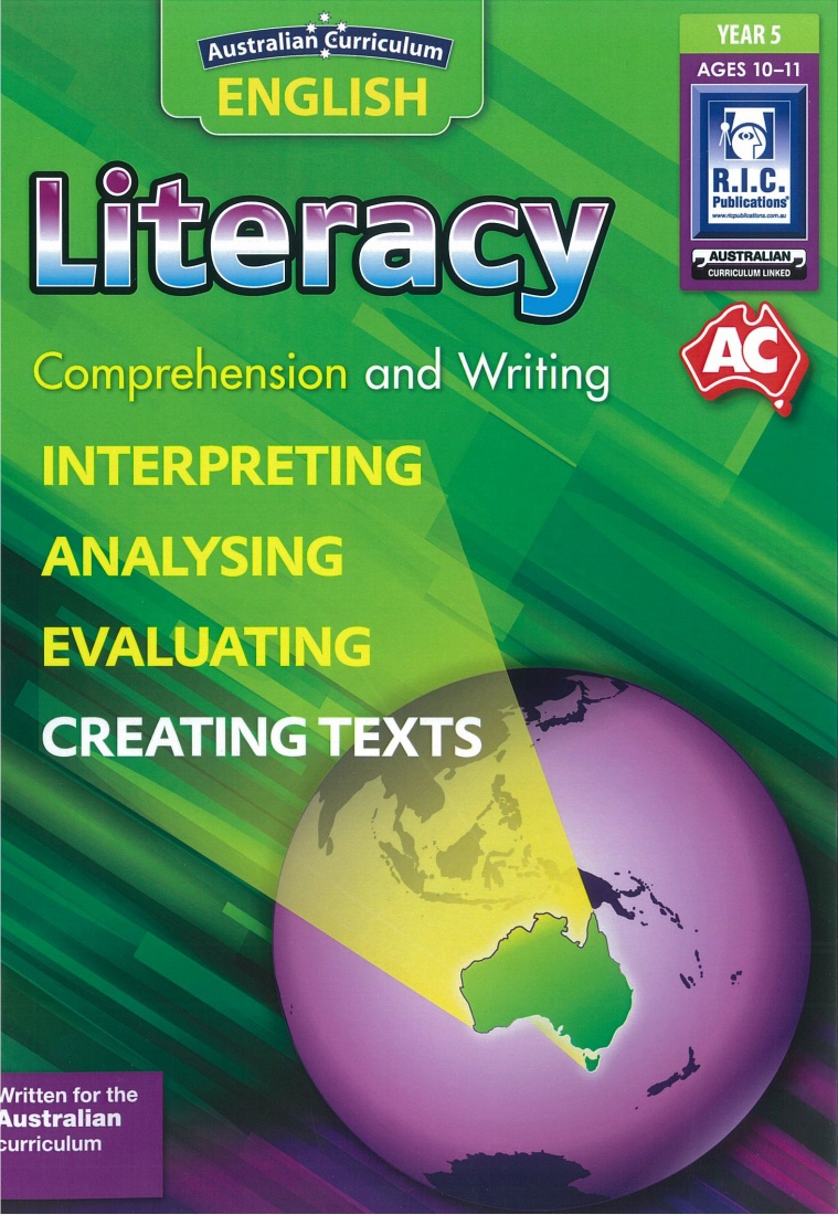 Australian Curriculum English – Literacy Year 5