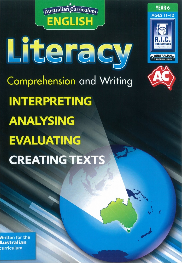Australian Curriculum English – Literacy Year 6