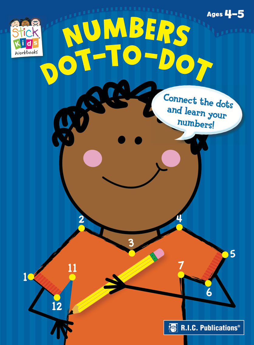 Stick Kids Maths - Numbers Dot to Dot - Ages 4-5