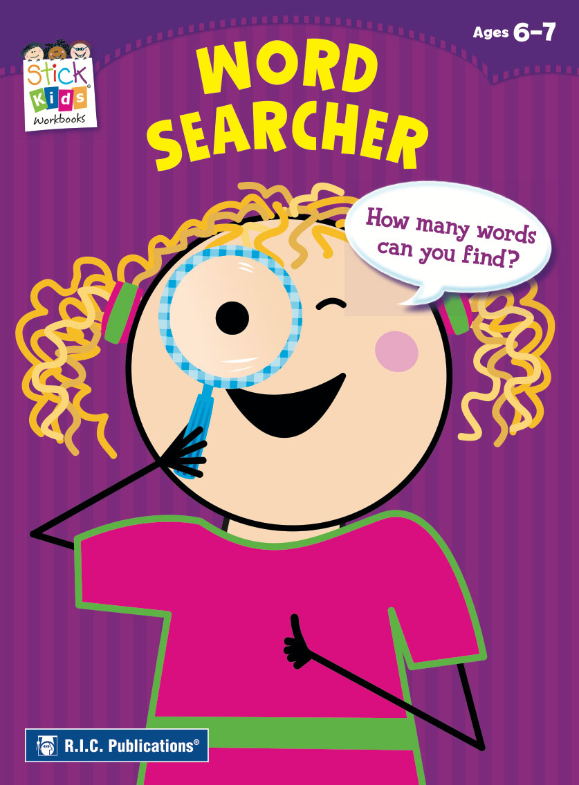 Stick Kids English - Word Searcher - Ages 6-7
