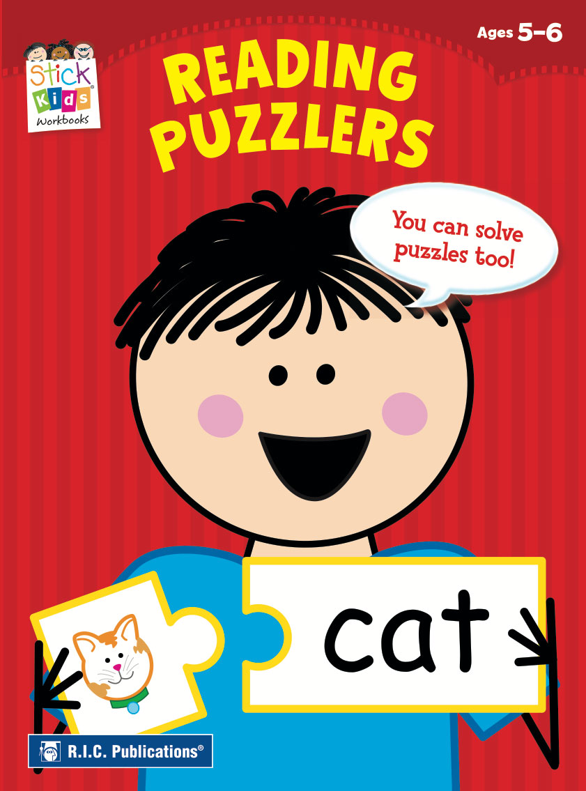 Stick Kids English - Reading Puzzlers - Ages 5-6
