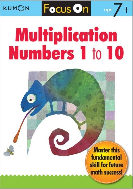 Kumon Focus On: Multiplication Numbers 1 - 10