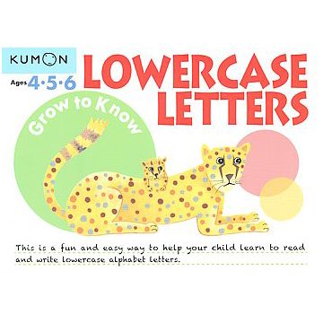 Kumon Grow to Know: Lowercase Letters
