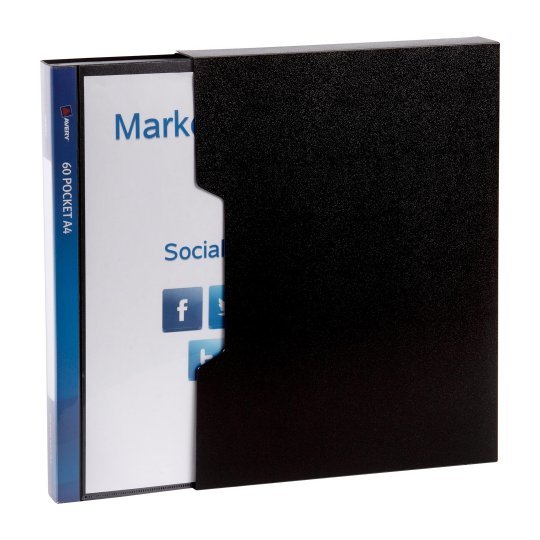 Display Book A4 60 Inserts With Insert Cover Black (FS)