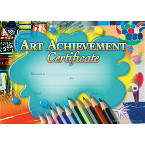 Great Artwork Merit Certificates Pack 200