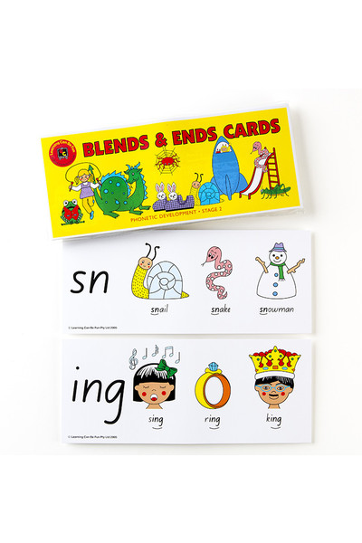 Blending Consonants Giant Flash Cards