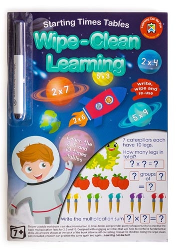 Wipe Clean Learning Starting Times Tables