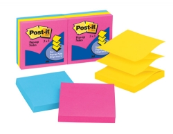 Post-It Notes Pop Up Notes R3306-AN 76x76 Pkt6 Neon (FS)