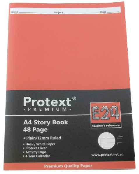 Story Book Protext A4 1/3 Blank & 2/3 12mm Ruled (FS)