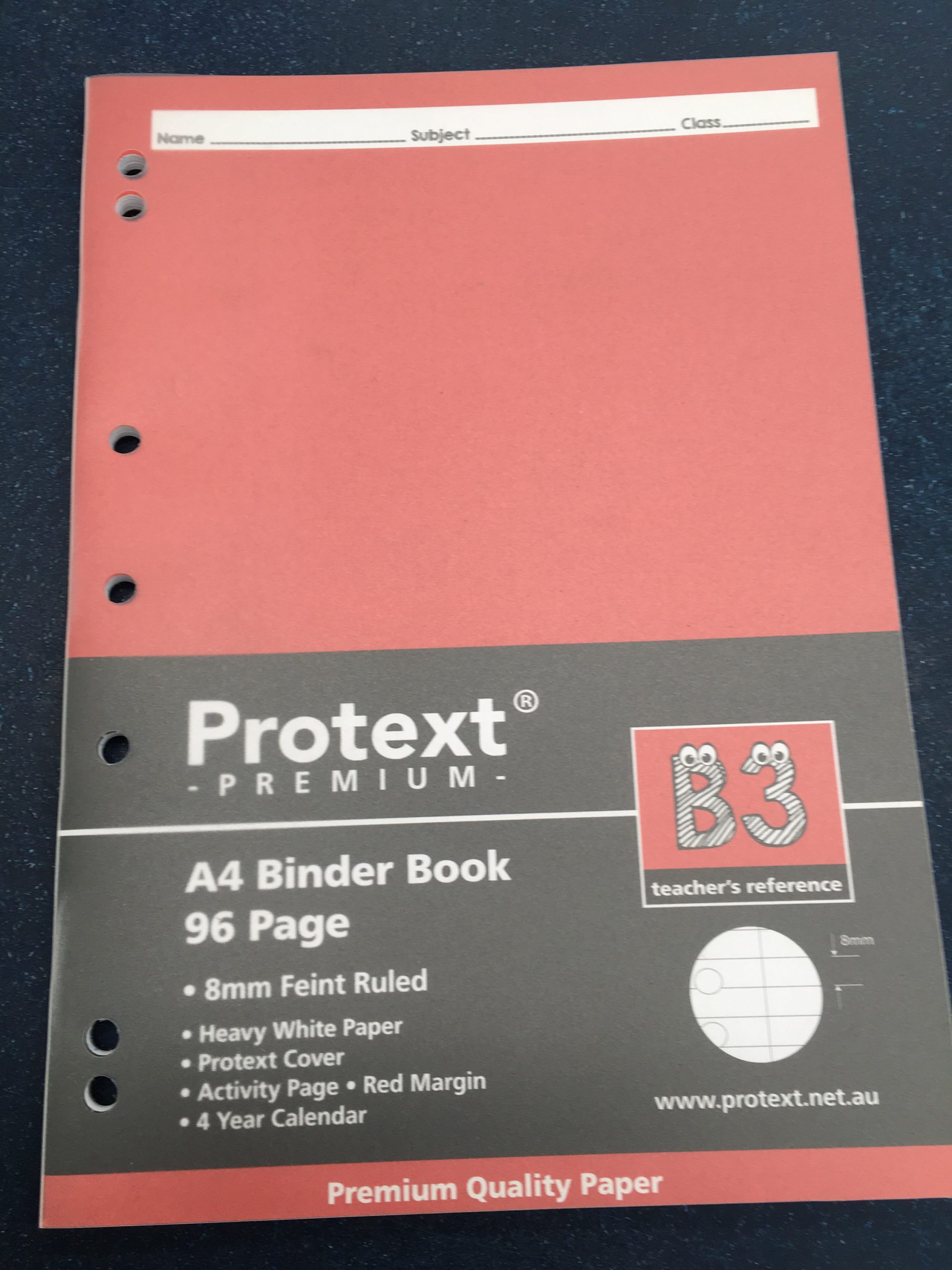 Binder Book A4 96 Page Protext With PP Cover 8mm (FS)
