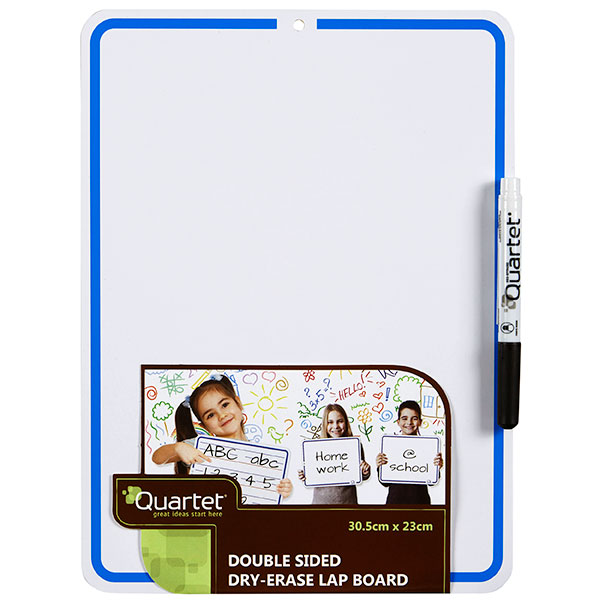 Whiteboard Non-Magnetic Quartet 2 Sided Board (Blank/Dotted Thirds) 230X305mm (FS)