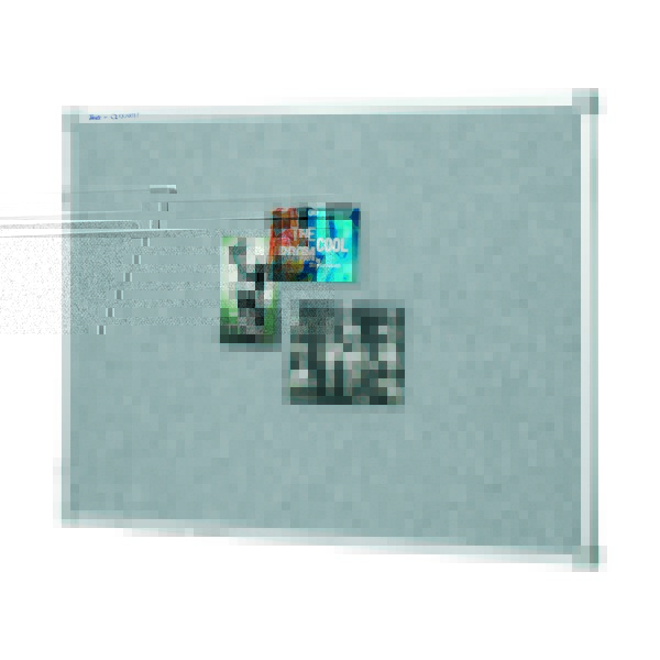 Bulletin Board Quartet Penrite 900x1200mm Silver (FS)