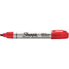 Marker Sharpie Pro Metal Chisel Tip Red (FS)
