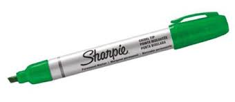 Marker Sharpie Pro Metal Chisel Tip Green (FS)