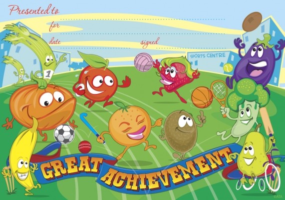 Sporting Achievement Merit Certificates Pack 200