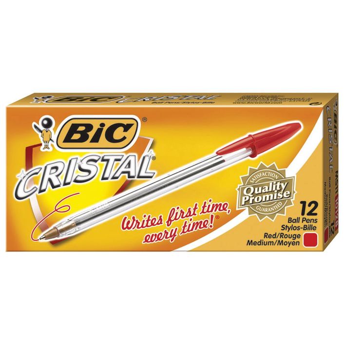Pen BIC Cristal Medium Red