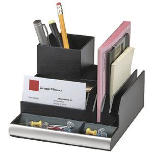 Organiser Desk Italplast Black/Silver (FS)