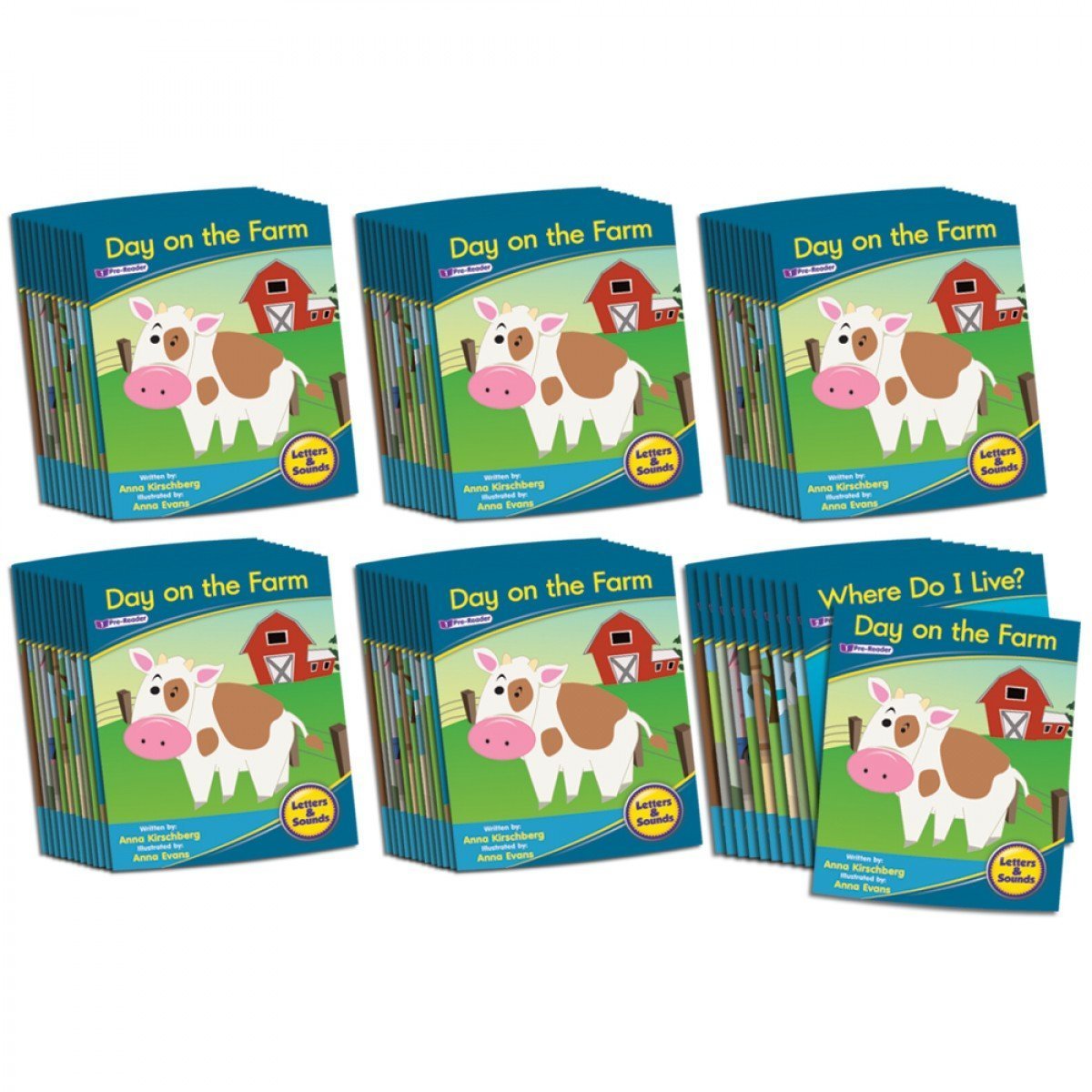 Decodable Readers Phase 1 - Phonemic Awareness Fiction (6-Pack)