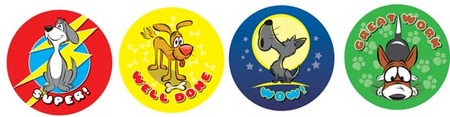Happy Dogs Merit Stickers Pack 96