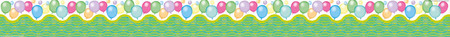 Balloons Pop Apart Borders CARD Pack 12