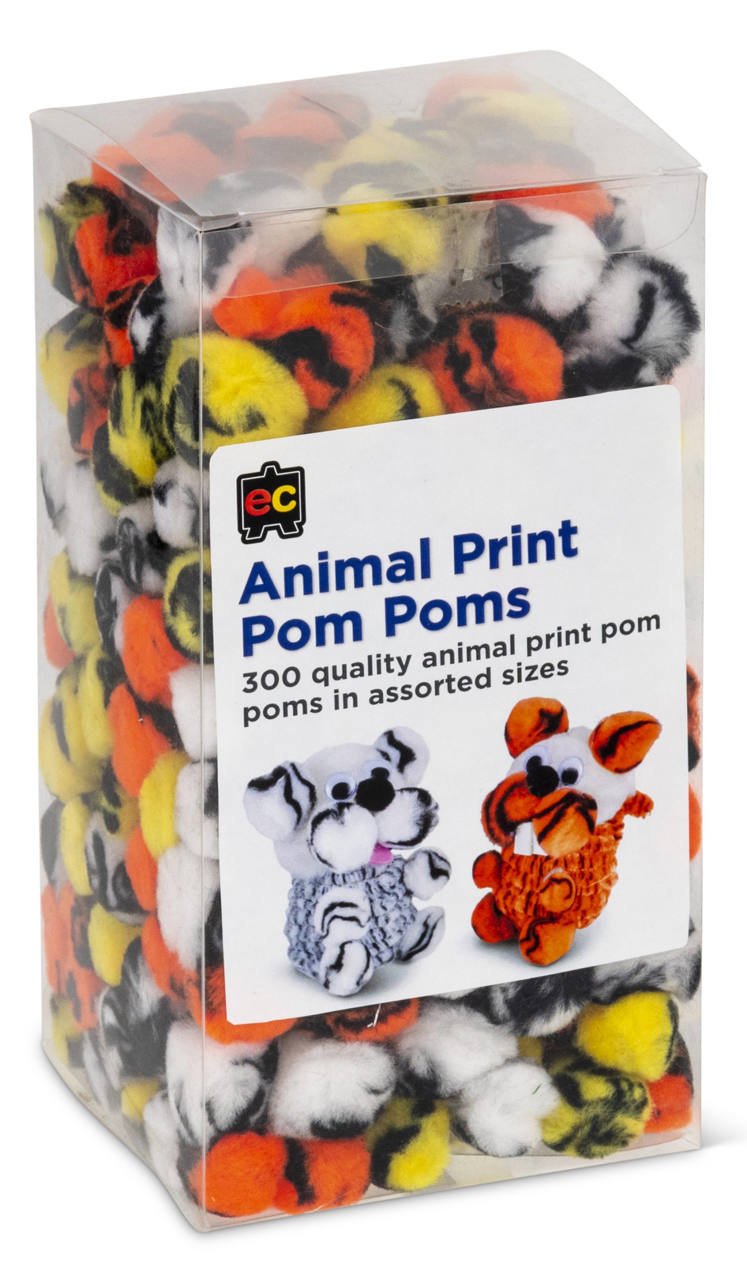 Pom Poms Animal Print Pack 300 (FS)