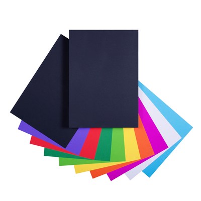 Quill Cover Paper A4 125gsm Assorted Colours Pkt100 (FS)
