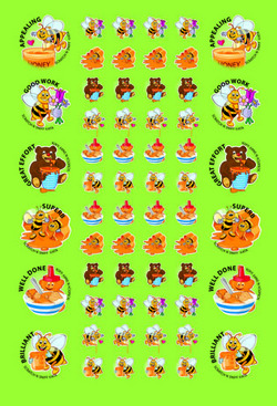 Scentsations Scratch n Sniff Honey Stickers Pack 180