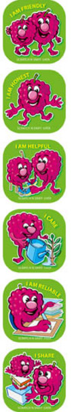 Good Behaviour Scented Shape Stickers Pack 72