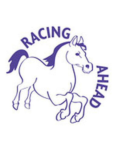 Racing Ahead - Horse Merit Stamp