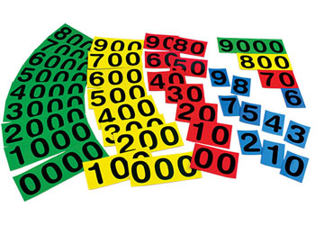 Magnetic Number Builders - 40 piece