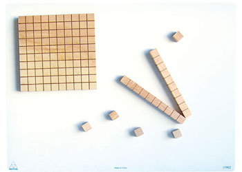 Wooden MAB Base 10 Magnetic 3D Set - 55 pieces