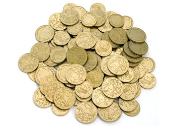 Money Gold Coins Pack – 110 pieces