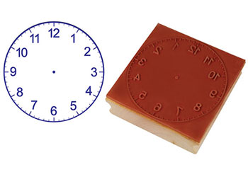 Stamp Clock 12hr – 75mm